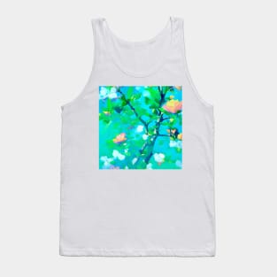 Impressionist Blossoms on Branches Tank Top